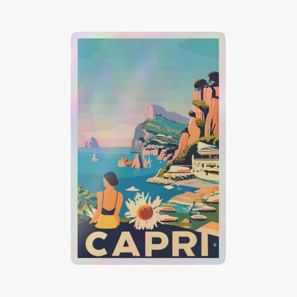 絵画 CARTUSIA CAPRI vintage poster Original Vintage Poster CARTHUSIA I PROFUMI DI CAPRI