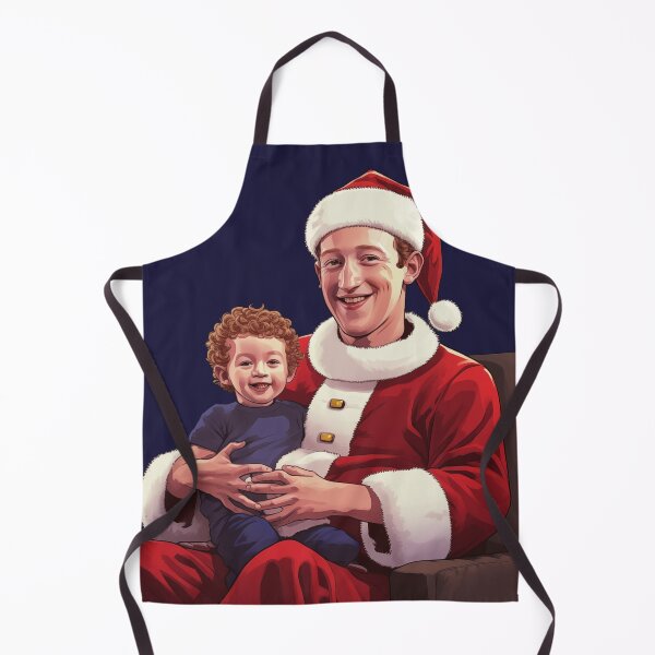 Item preview, Mark Zuckerberg Christmas Santa designed and sold by spiritedmuse.