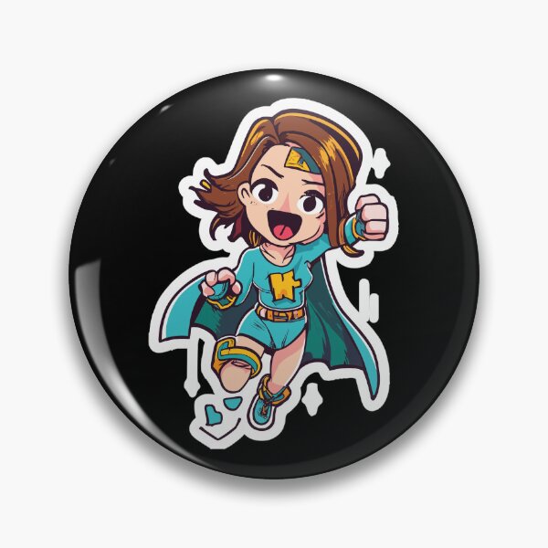 Item preview, Cute Anime Hero Girl designed and sold by TruckerPLShop.