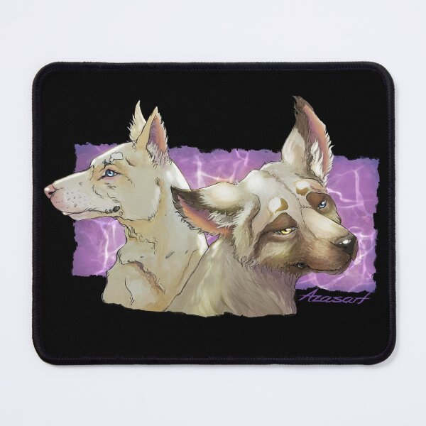 Item preview, The dogs in the purple lightning storm designed and sold by Azasart.