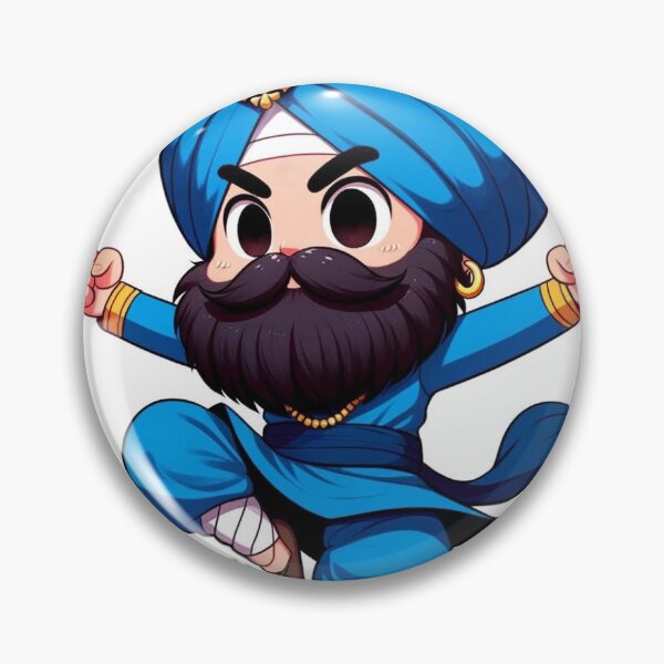 Item preview, Cute Little Sikh Guy Singh  designed and sold by GingerLFranklin.