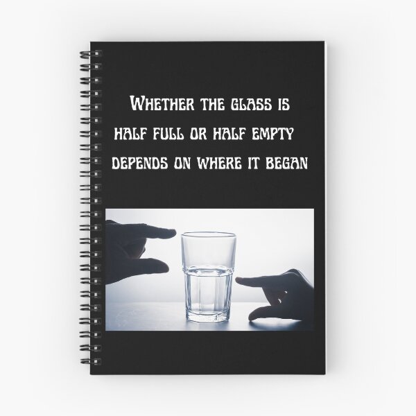 Item preview, Glass Half Full-White Background designed and sold by Trendi61.