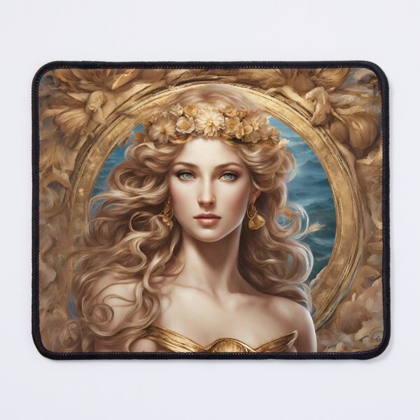 Item preview, Aphrodite Greek Goddess of Love and Beauty Drawing designed and sold by TheLocoShop.