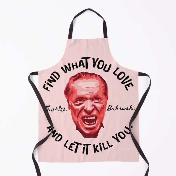 Item preview, Charles Bukowski Portrait and Quote designed and sold by Unhinged Heather.