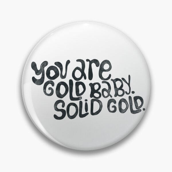 Item preview, Solid Gold | lettering black type designed and sold by isamii.