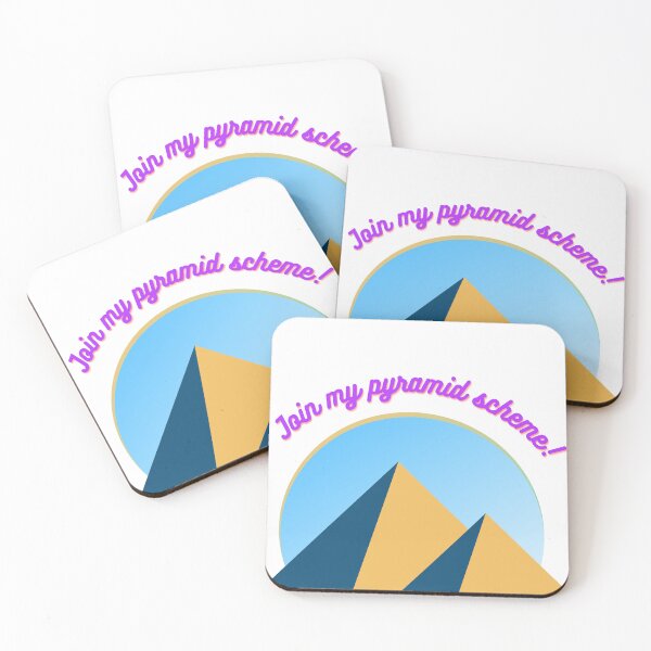 Item preview, Join My Pyramid Scheme Funny Illustration designed and sold by commissioner96.