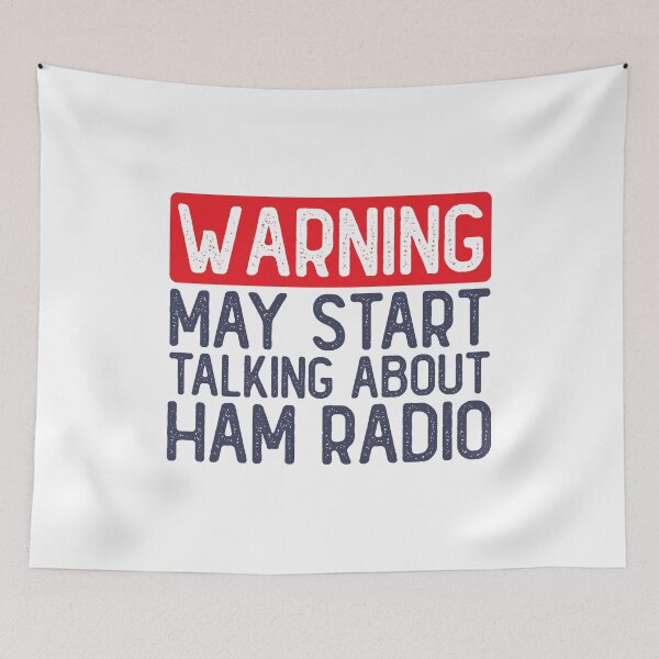 Item preview, Funny Ham Radio Warning: May Start Talking about Ham Radio designed and sold by wingstar.