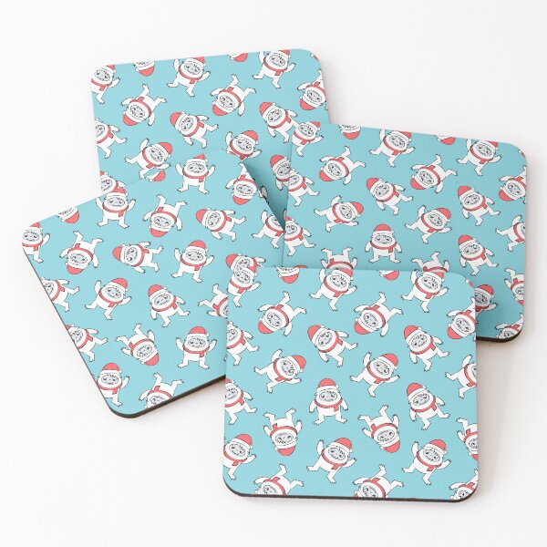 Item preview, Christmas Yeti - Blue designed and sold by littlearrow.