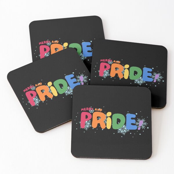 Item preview, Merry and pride Christmas lgbt+ designed and sold by CreativaNook.