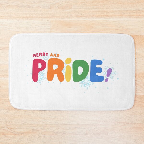 Item preview, Merry and pride Christmas lgbt+ designed and sold by CreativaNook.