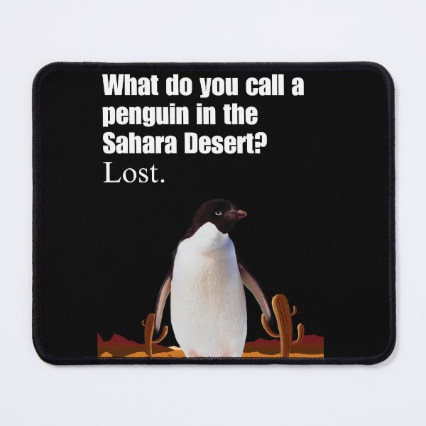 Item preview, Winter Jokes Lost Penguin designed and sold by catchyology.