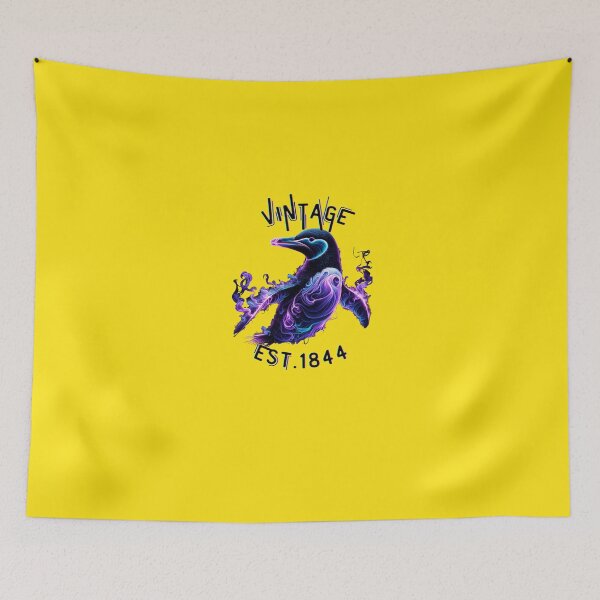 Item preview, Vintage Est. 1844 - Realistic Purple Smoke Great Auk designed and sold by Matt's Artificial Nature.
