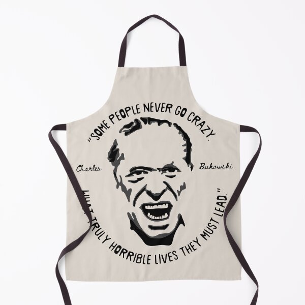 Item preview, Charles Bukowski Portrait and Quote designed and sold by Unhinged Heather.