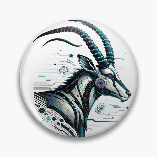 Item preview, Savannah Leaper - Cyber Antelope designed and sold by MrAI-Store.