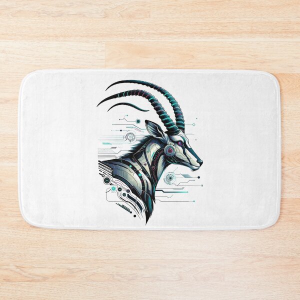 Item preview, Savannah Leaper - Cyber Antelope designed and sold by MrAI-Store.