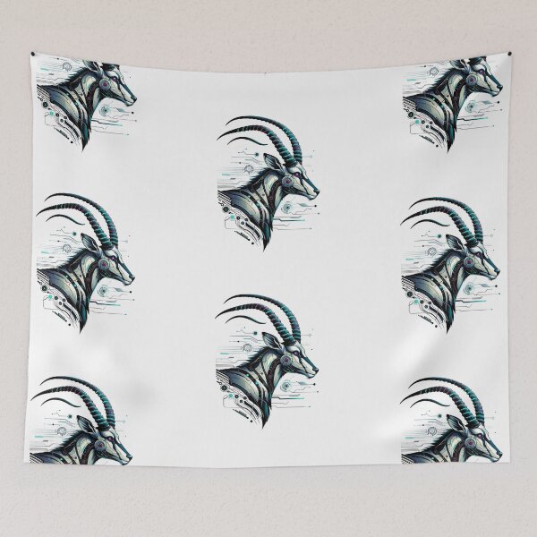 Item preview, Savannah Leaper - Cyber Antelope designed and sold by MrAI-Store.