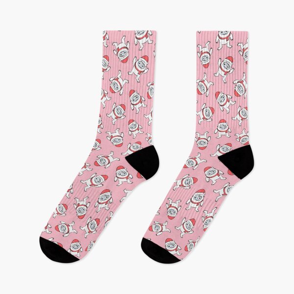 Item preview, Christmas Yeti - Pink designed and sold by littlearrow.