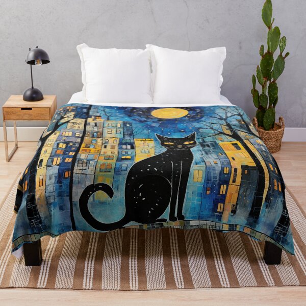 Item preview, Night Cat in the City designed and sold by 3po3.