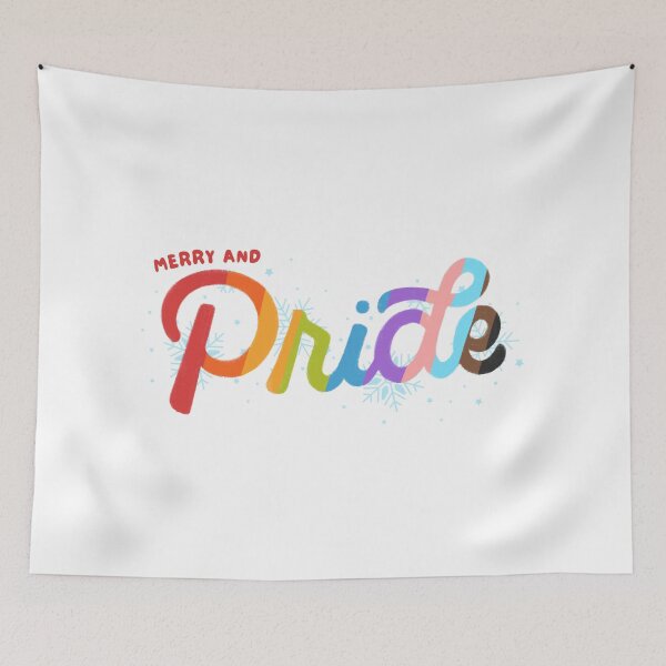 Item preview, Merry and pride Christmas lgbt+ xmas designed and sold by CreativaNook.