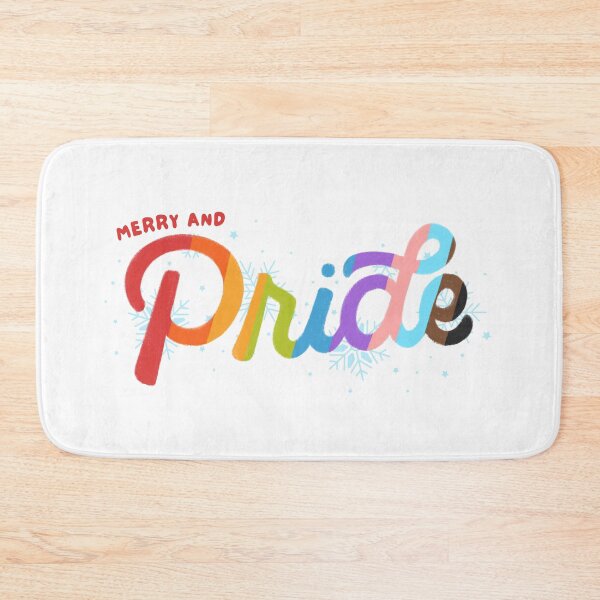 Item preview, Merry and pride Christmas lgbt+ xmas designed and sold by CreativaNook.