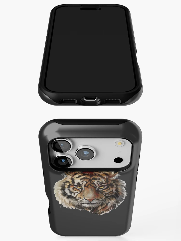 Thumbnail 3 of 4, iPhone Case, Tiger designed and sold by Collection de trésors .