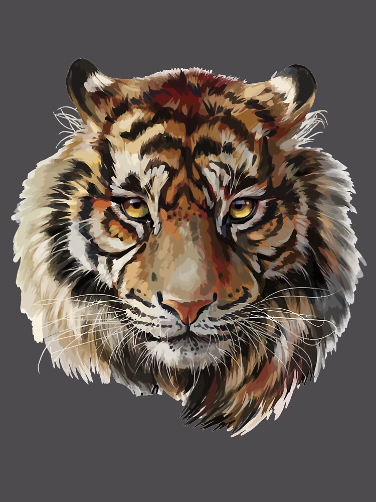 Thumbnail 6 von 6, Premium Oversized Pullover, Tiger designt und verkauft von JoeCollection.
