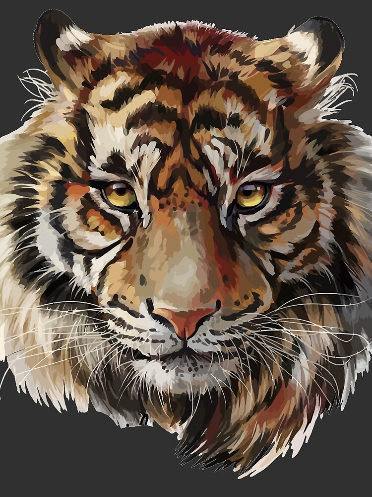 Thumbnail 3 of 3, Scarf, Tiger designed and sold by JoeCollection.