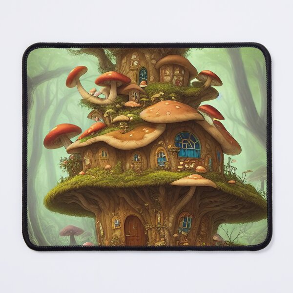 Item preview, mushroom house, kids, fun, childish, cheerful, cartoon, children, colorful designed and sold by Cyber Kids.