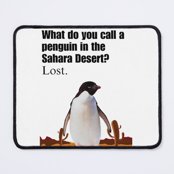 Item preview, Winter Jokes Lost Penguin designed and sold by catchyology.