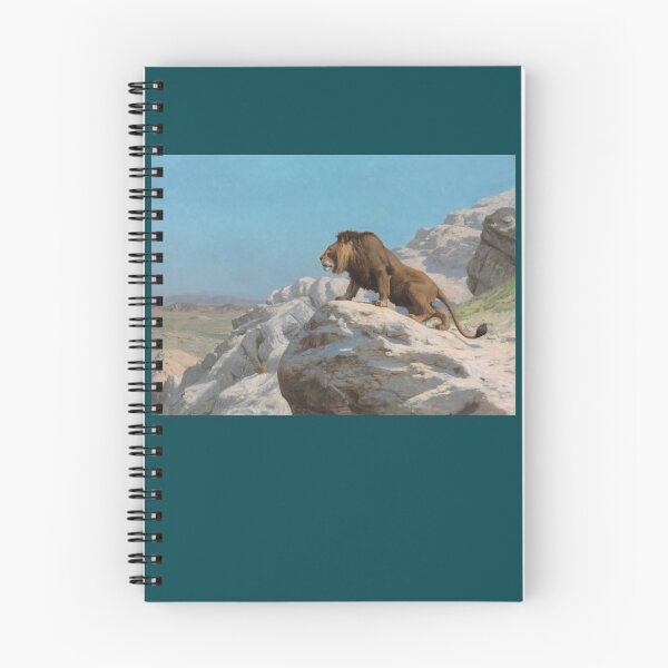 Item preview, Lion on the Watch  1885. Jean-Léon Gérôme designed and sold by MarigoldandLily.
