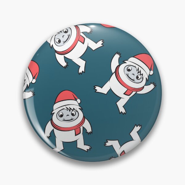 Item preview, Christmas Yeti - Teal designed and sold by littlearrow.