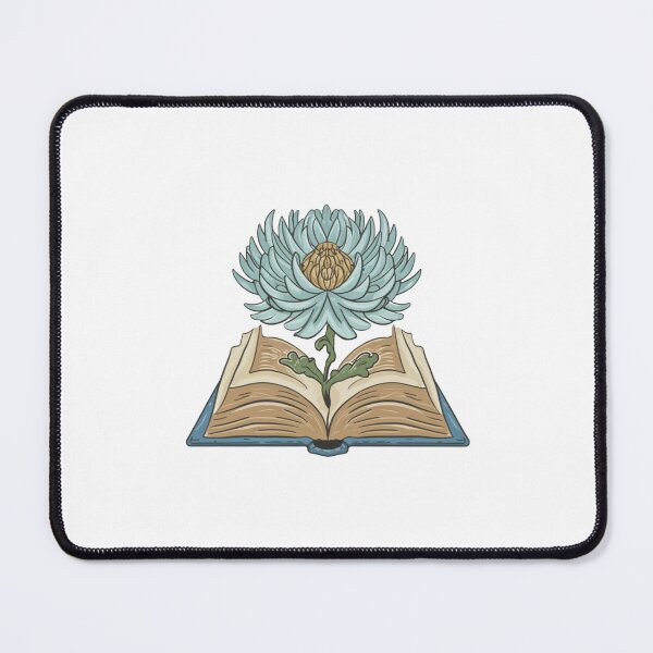 Item preview, Flowers Growing From Book | Light Blue Chrysanthemum | Little Blue Flowers S designed and sold by CircinusStore.