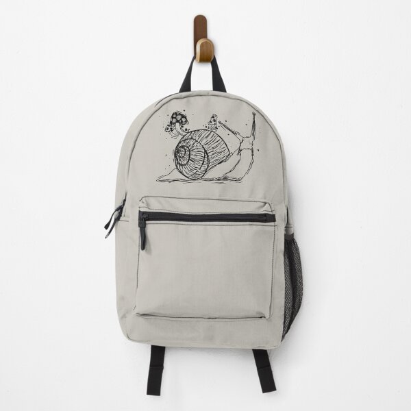 Item preview, snail with mushrooms in his house at night in ink designed and sold by · GAMING SOUL ·.