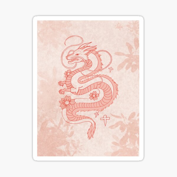 Item preview, "Ink and Spirited Serenity": Haku Dragon designed and sold by Inkcauldron.