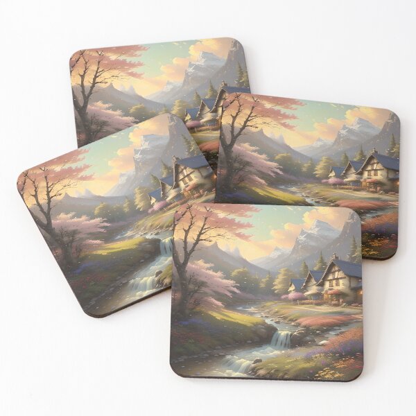 Item preview, Our Springtime Mountain Retreat designed and sold by tobyheward.