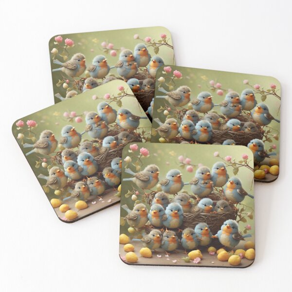 Item preview, Little Birds Dancing Around a Sweet Baby designed and sold by Sadia  Jannat.