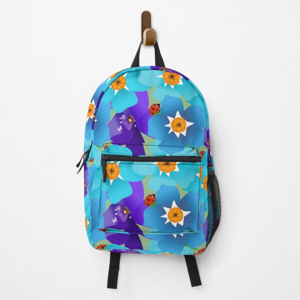 Item preview, Forget-Me-Nots, violets and ladybirds design designed and sold by krisevansart.