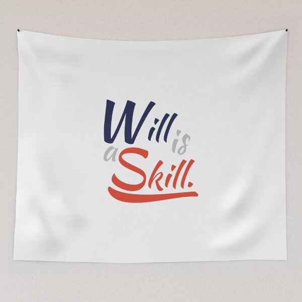 Item preview, Will Is A Skill T-Shirt designed and sold by saadkh.