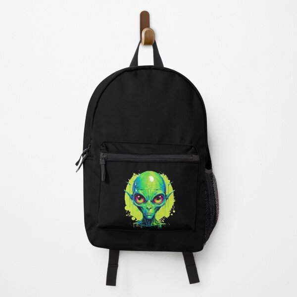 Item preview, Alien portrait in green, extraterrestrial creature designed and sold by Andrea-Design.