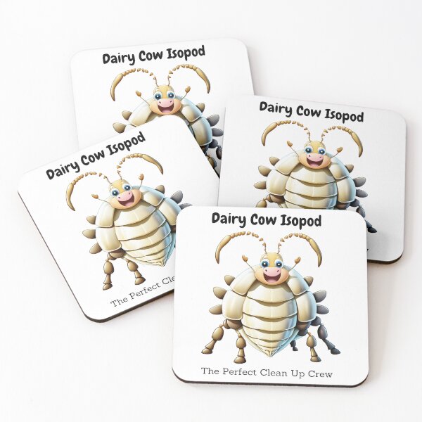 Item preview, Cute Dairy Cow Isopod designed and sold by noomnoi.