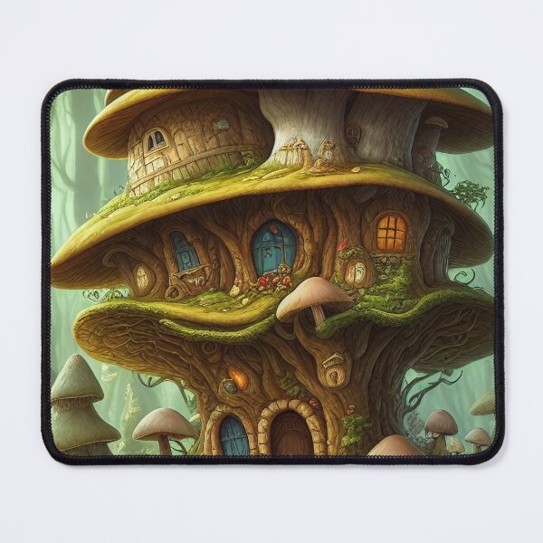 Item preview, mushroom house, kids, fun, childish, cheerful, cartoon, children, colorful designed and sold by Cyber Kids.