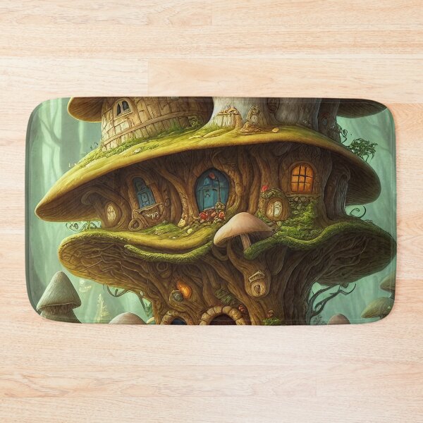 Item preview, mushroom house, kids, fun, childish, cheerful, cartoon, children, colorful designed and sold by Cyber Kids.