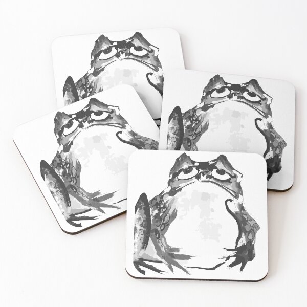 Item preview, Getsuju Sad Frog Black and White Edition designed and sold by EmeraldeaArt.