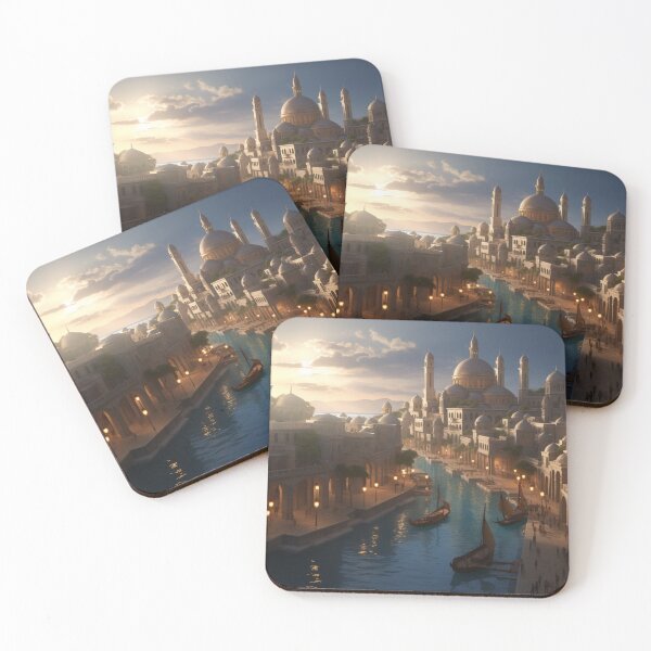 Item preview, Kaloz Bay AI Art print designed and sold by Amberjackdaw.