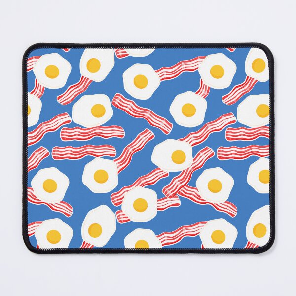 Item preview, Bacon and Eggs - Breakfast Food - Blue designed and sold by littlearrow.