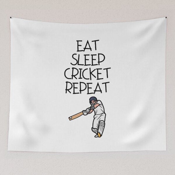 Item preview, Eat Sleep Cricket Repeat designed and sold by PulseGraph.