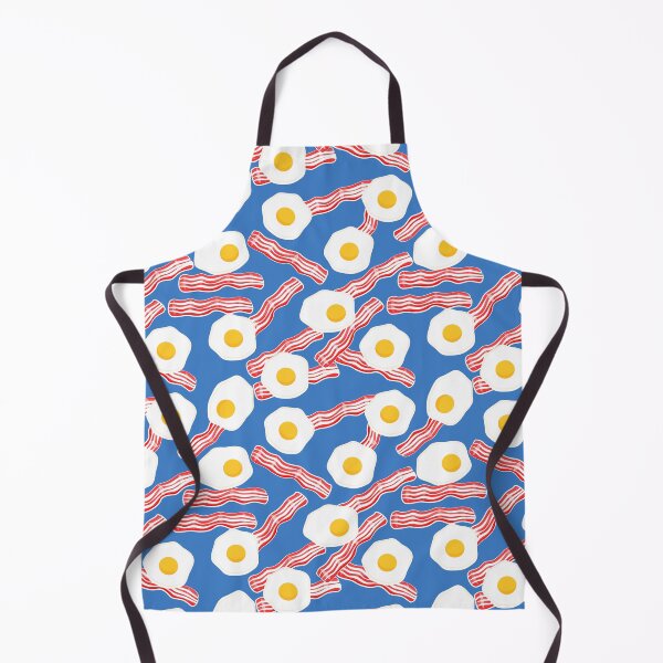 Item preview, Bacon and Eggs - Breakfast Food - Blue designed and sold by littlearrow.