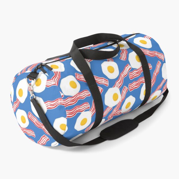 Item preview, Bacon and Eggs - Breakfast Food - Blue designed and sold by littlearrow.