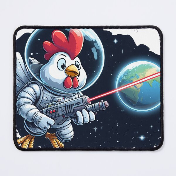 Item preview, Space Galactic Chickens designed and sold by bubblevixen.