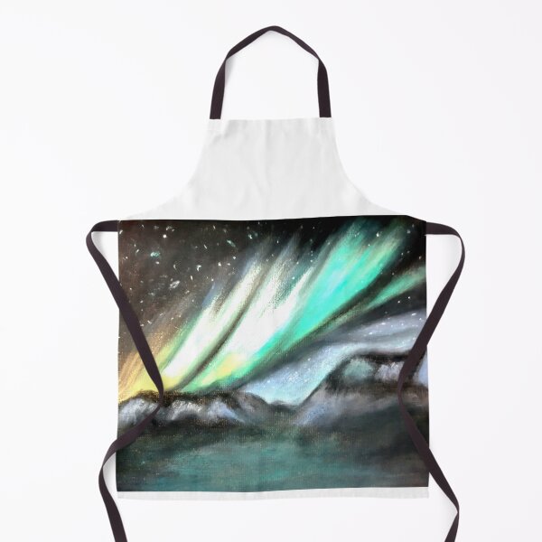 Item preview, Green and white aurora designed and sold by Artbyjanehicks.